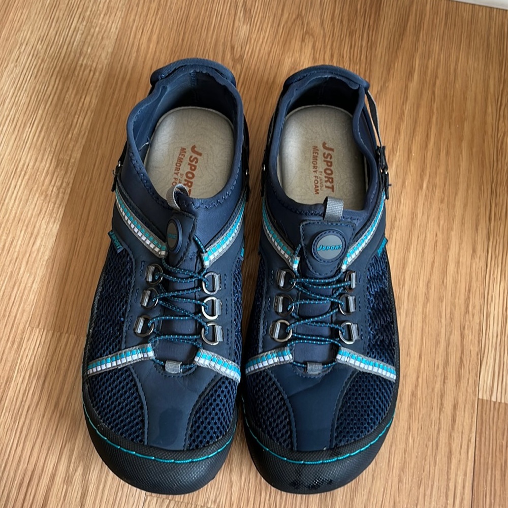 J Sport blue shoes size 8